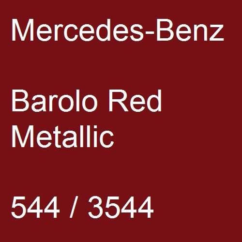 Mercedes-Benz, Barolo Red Metallic, 544 / 3544.